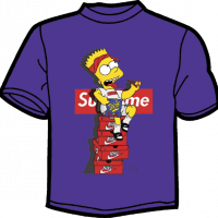 1775-BART SIMPSON NIKE SUPREME