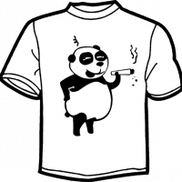 1105-OSO PANDA FUMANDO