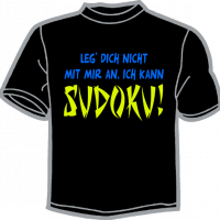 0653-LEG'S DICH NICHT MIT MIR AN. ICH KANN SUDOKU! 