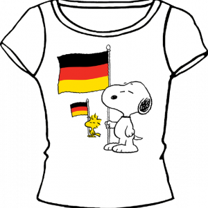 1050-SNOOPY BANDERA ALEMANA 