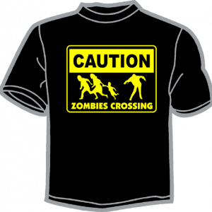 1453-CAUTION ZOMBIES CROSSING 
