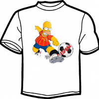 1386-HOMER SIMPSON FUTBOL ESPAÑA 