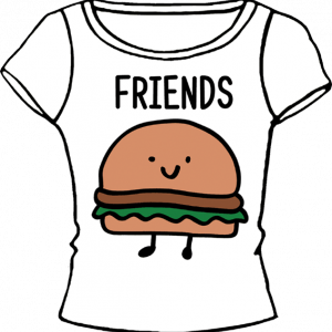 1561-BEST FRIENDS FOREVER HAMBURGUESA