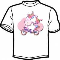 1831-UNICORNIO BICICLETA 