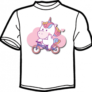 1831-UNICORNIO BICICLETA 