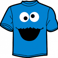 0728-COOKIE MONSTER SESAME STREET 