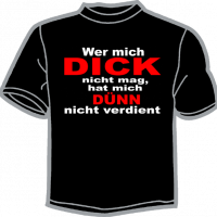 0491-WER DICK NICHT MAG,... VERDIENT