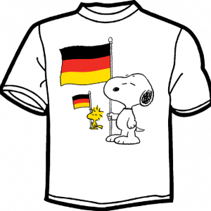 1050-SNOOPY BANDERA ALEMANA 