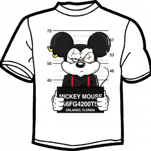 1708-MICKEY MOUSE FICHA POLICIAL 