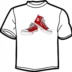 1650-CONVERSE 2 ZAPATOS ROJOS 