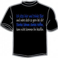 1194-ICH SITZE HIER UND TRINKE BIER... 
