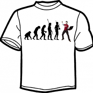 1088-THE BIG BANG THEORY EVOLUTION CAM BL HOM