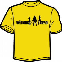 0253-THE WALKING DEAD 3 SILUETAS 