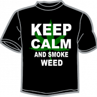 1096-KEEP CALM AND SMOKE WEED 